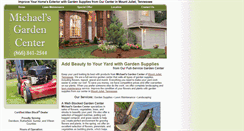 Desktop Screenshot of michaelsgardencenter.com